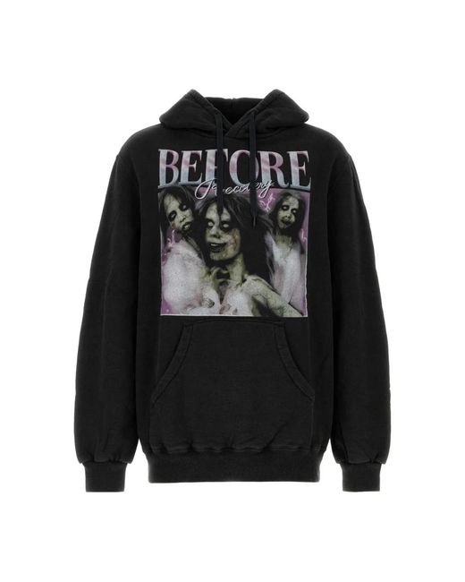 Doublet Hoodies & Sweatvesten ,Zwart ,Katoen Before After Idol Hoodie in het Black voor heren