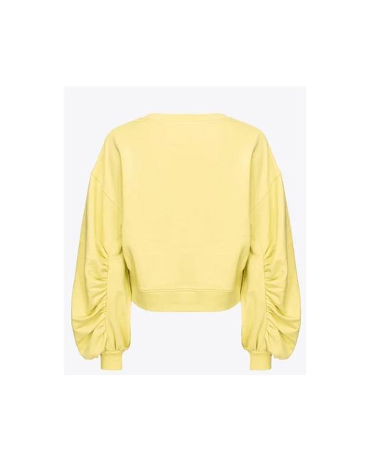 Pinko Yellow Sweatshirts