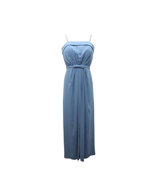 Sandro Ferrone Blue Maxi Dresses