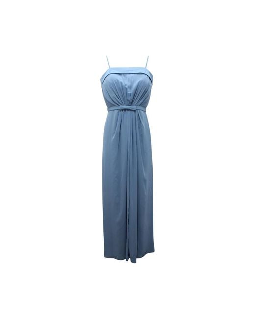Maxi Dresses Sandro Ferrone en coloris Blue