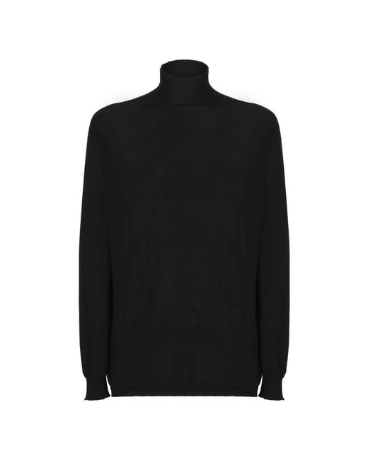 Rick Owens Black Turtlenecks for men
