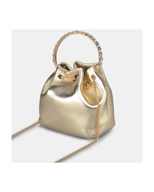Alma En Pena. Natural Handtasche Mit Strassgriff
