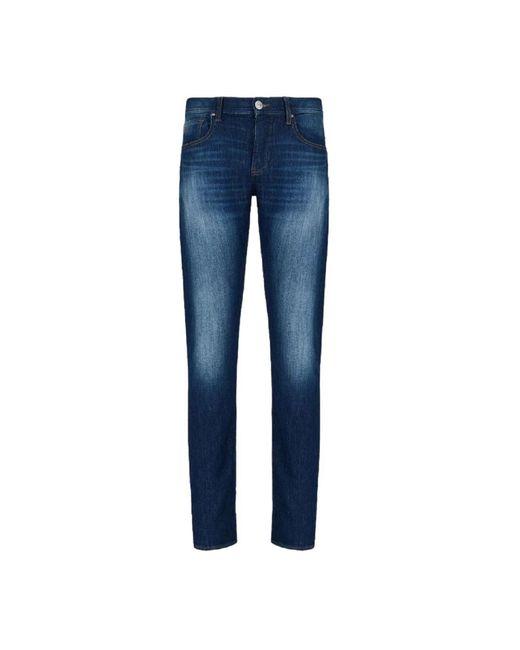 ARMANI EXCHANGE Blue Slim-Fit Jeans for men