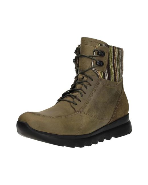 Wolky Grenada Veterschoenen in het Brown
