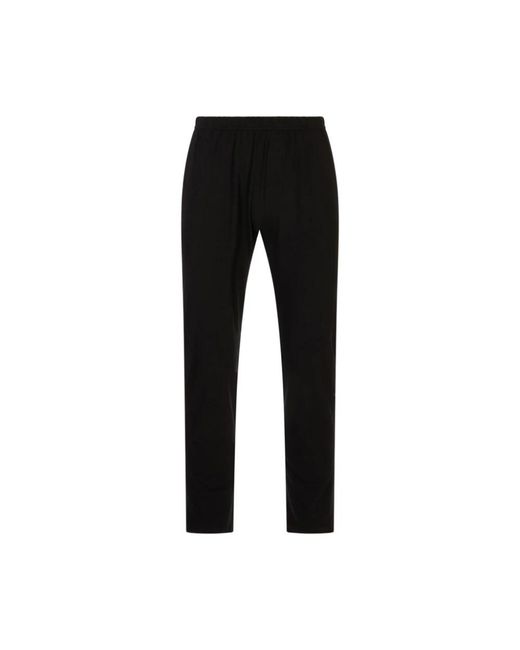 Kiton Black Slim-Fit Trousers for men