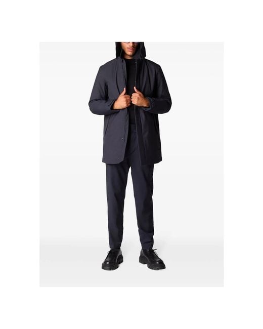 Save The Duck Blue Parkas for men