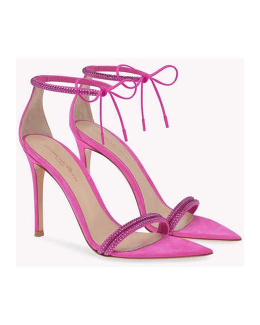 Gianvito Rossi Pink High Heel Sandals