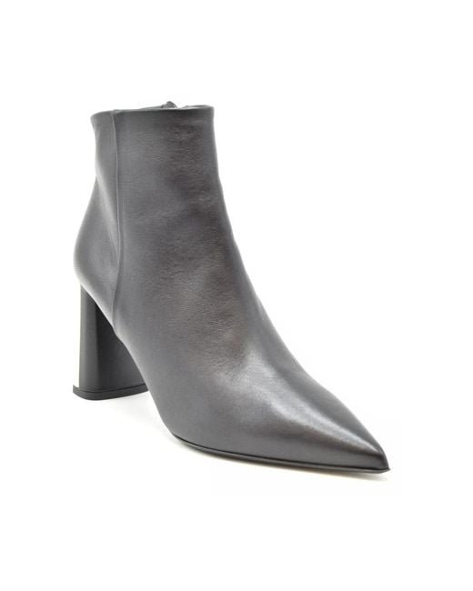 Ninalilou Gray Heeled Boots