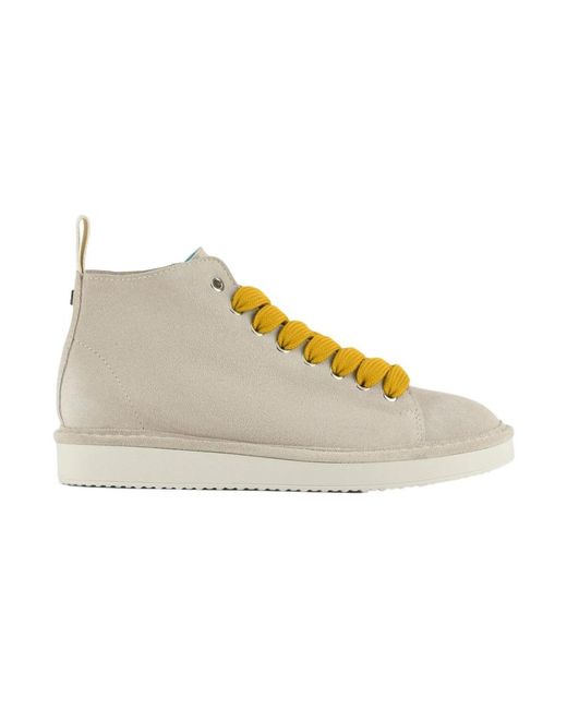Pànchic Yellow Lace-Up Boots for men