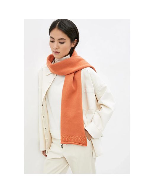 Trussardi Orange Winter Scarves