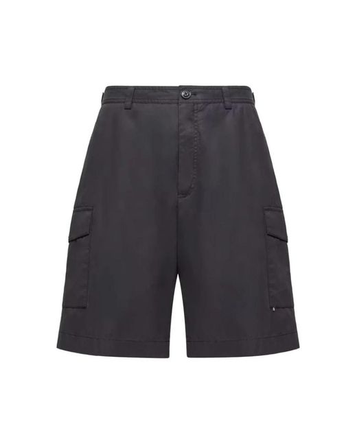 Moncler Gray Casual Shorts for men