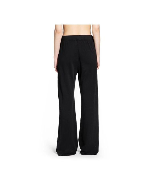 James Perse Black Wide Trousers