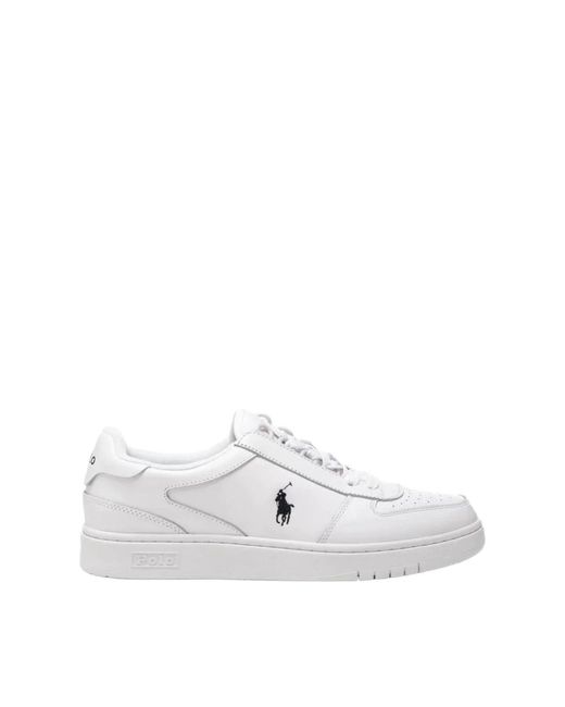 Sneakers basse di Polo Ralph Lauren in White da Uomo