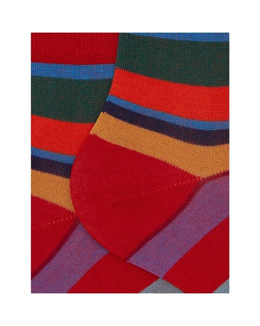 Socks Gallo de color Red