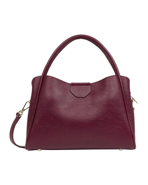 Lancaster Purple Ida Double Handbag