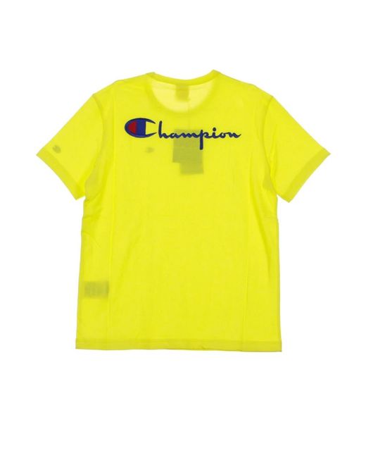 Champion T-Shirt in het Yellow voor heren