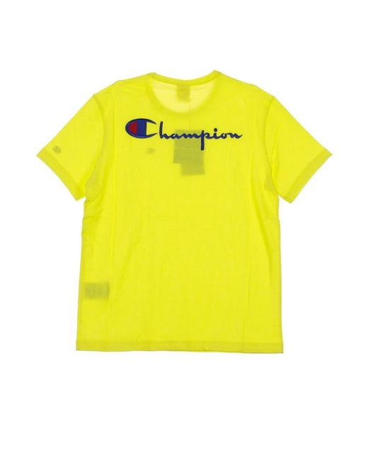Champion T-Shirt in het Yellow voor heren