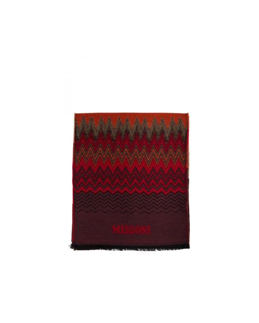 Missoni Red Winter Scarves