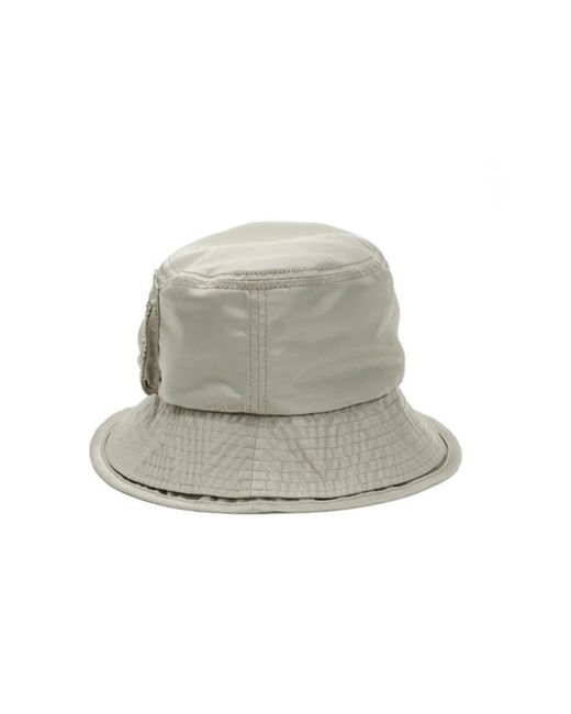 Sacai Gray Hats for men