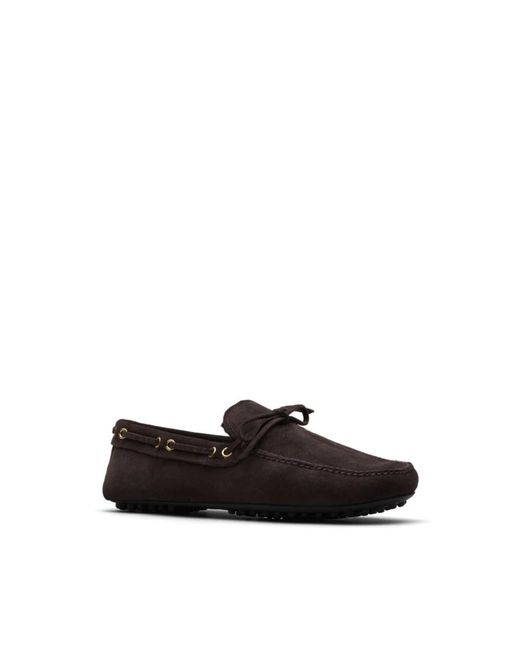 Car Shoe Black Loafers for men
