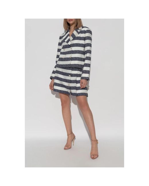 Kate Spade Blue Rock mit gestreiftem muster