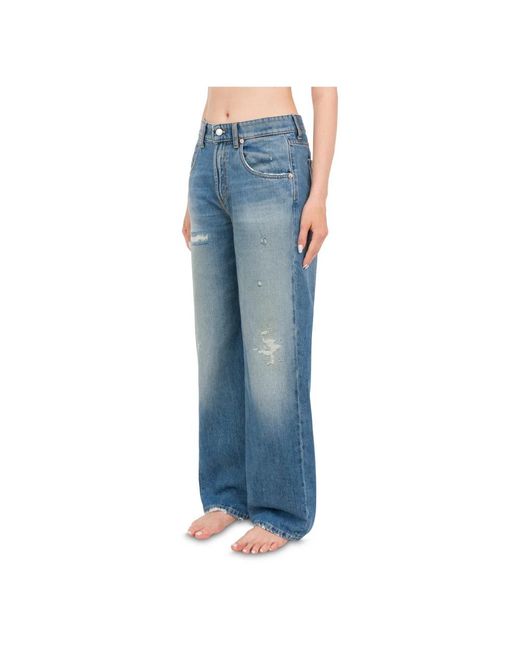 Department 5 Blue Wide Jeans