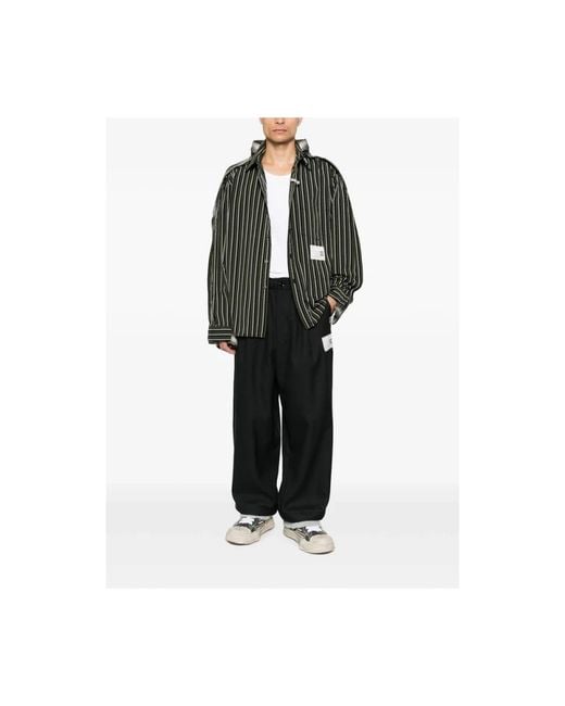 Maison Mihara Yasuhiro Green Casual Shirts for men