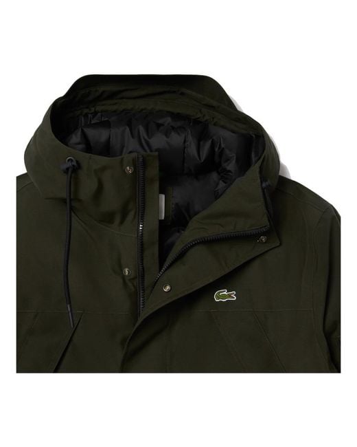 Lacoste Green Parkas for men