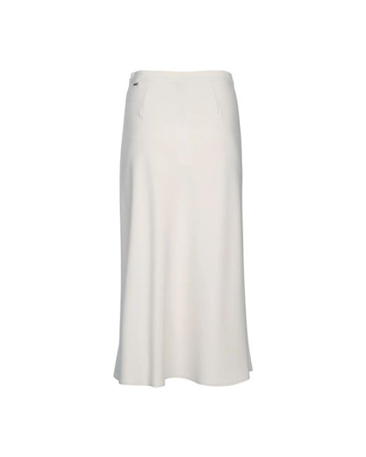 Calvin Klein Op Maat Gemaakte Reis Twill Rok in het White