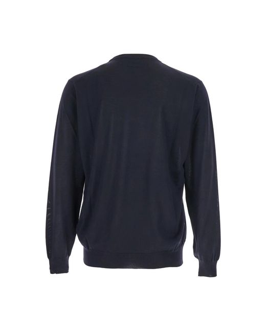 Lardini Blue Round-Neck Knitwear for men