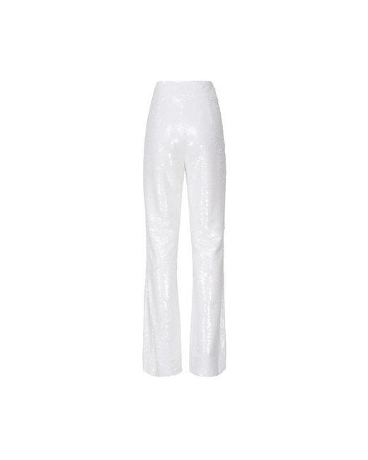 Genny White Wide trousers