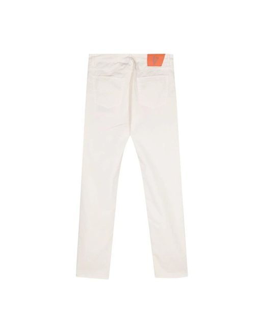 Jeans > slim-fit jeans Hand Picked pour homme en coloris White