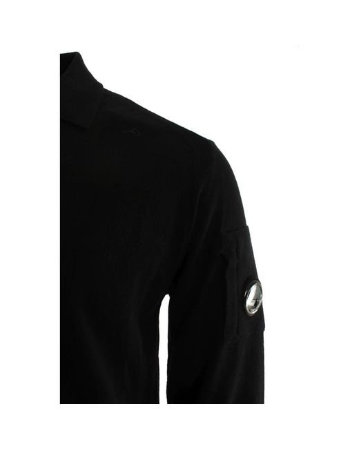 C P Company Black Round-Neck Knitwear for men