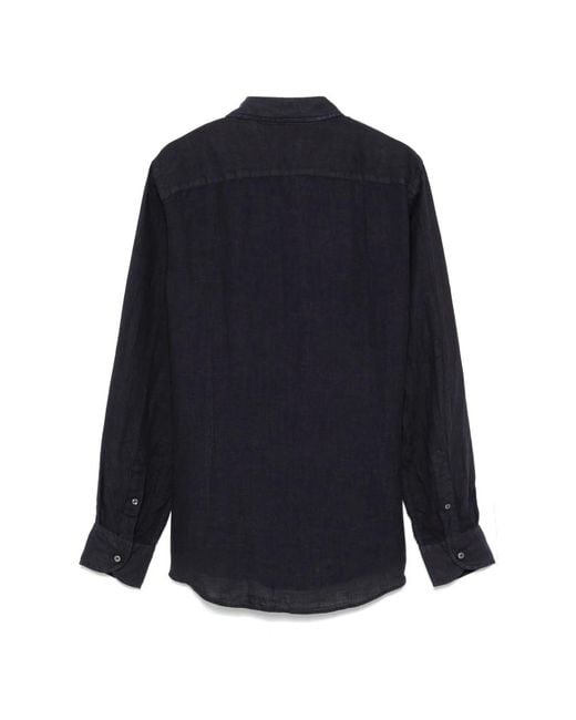 Fedeli Blue Casual Shirts for men