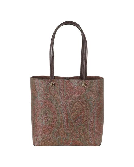 Etro Brown Shopping Bags