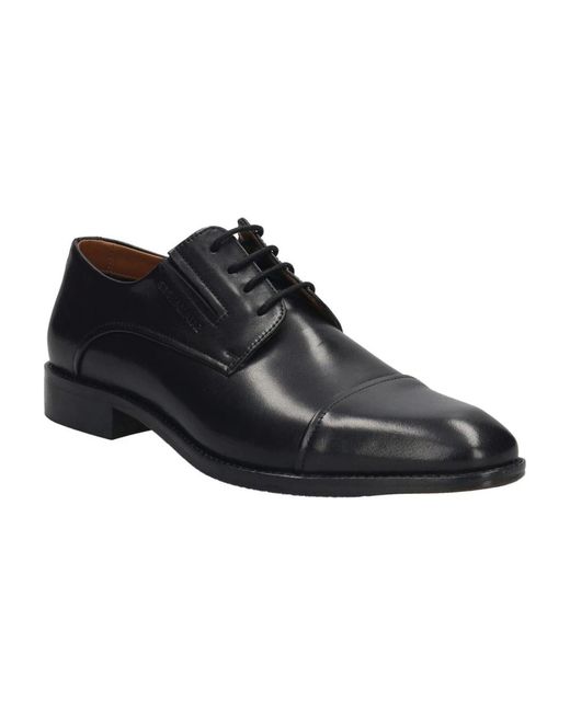 Salamander Black Dress Shoes for men