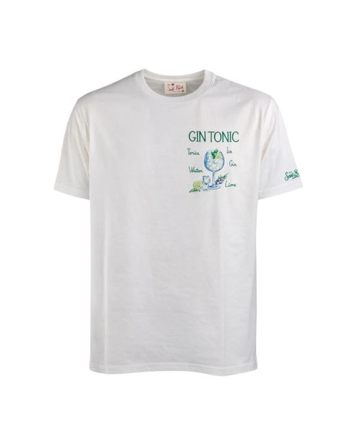 Mc2 Saint Barth White T-Shirts for men
