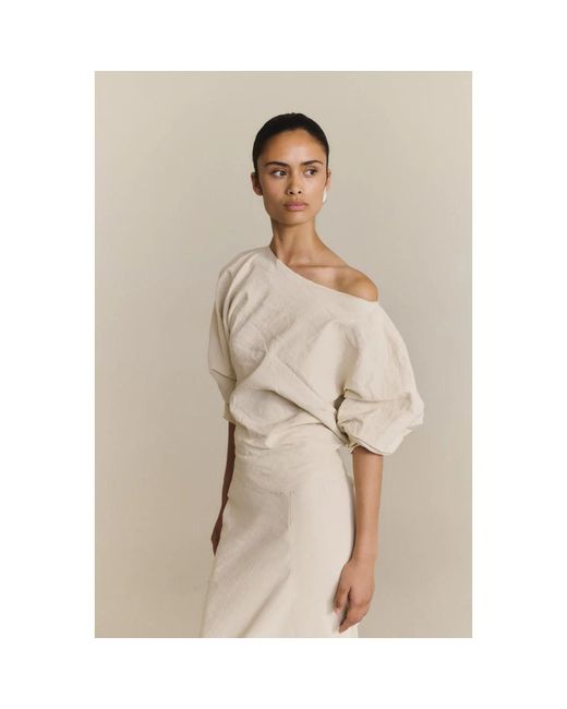 Cortana White Blouses
