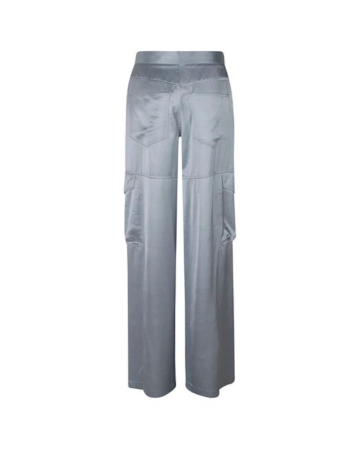 Gcds Gray Wide Trousers