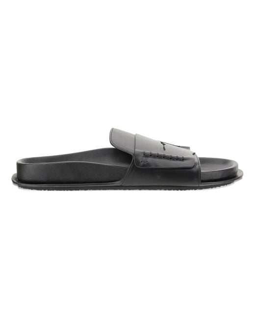 Jacquemus Black Sliders for men