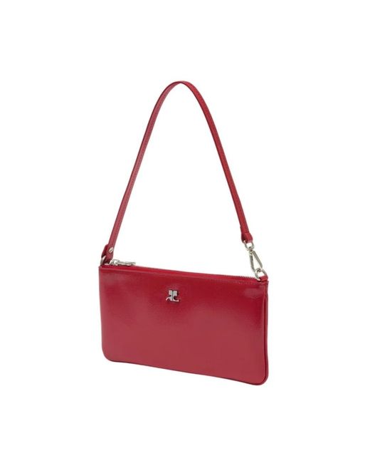 Courreges Red Shoulder Bags