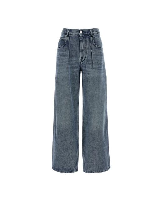 Isabel Marant Blue Wide Jeans