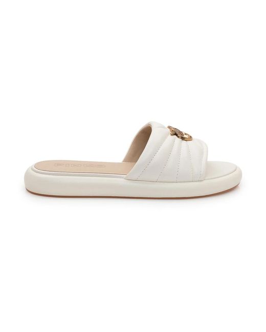 Pinko White Sliders