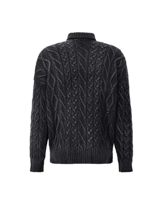 Avant Toi Blue Turtlenecks for men