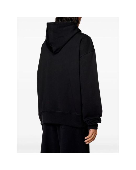 DIESEL Logo-Plaque Hoodie in het Black voor heren