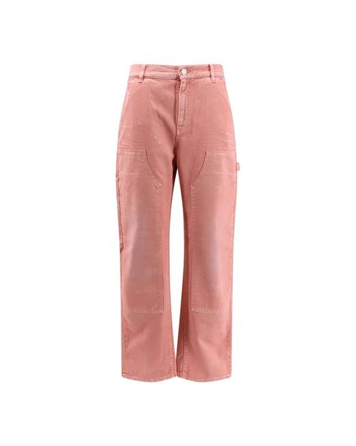 Pinko Red Straight Fit Jeans