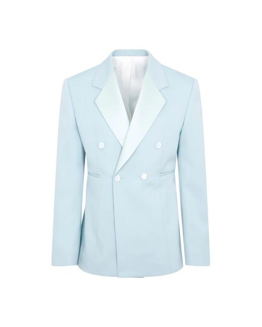 Bottega Veneta Grain de poudre tuxedo jacket in Blue für Herren