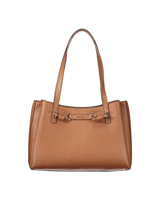 Guess Brown Shoulder Bags