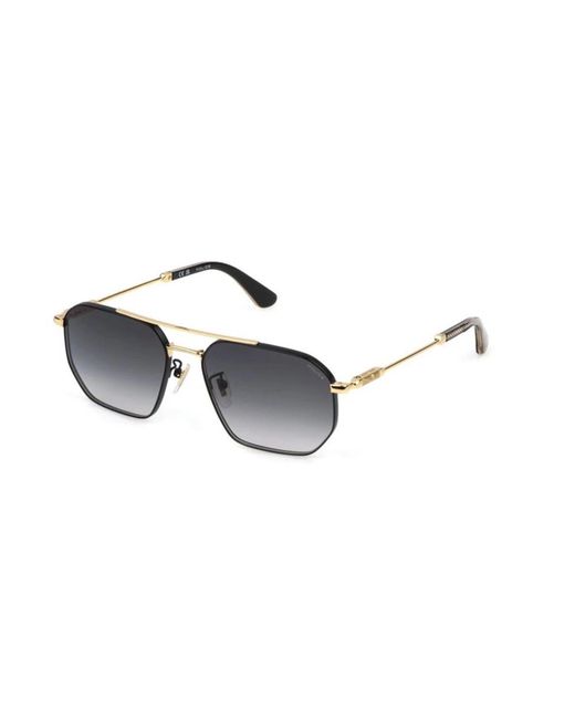 Police Authentische Splp34 0302 Brille in Metallic für Herren