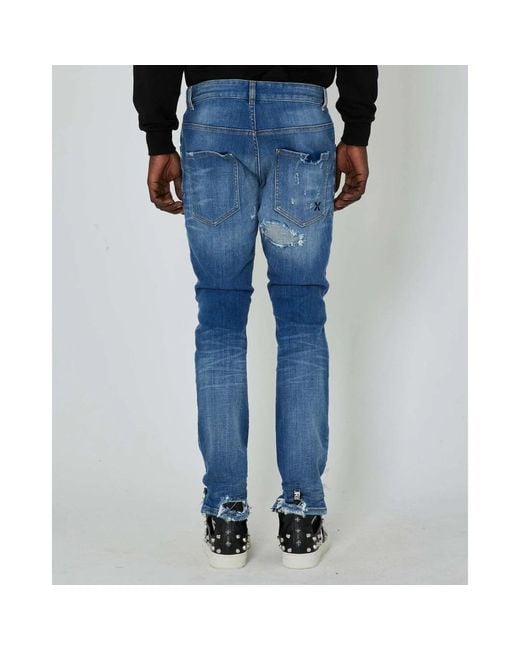 Jeans > slim-fit jeans John Richmond pour homme en coloris Blue